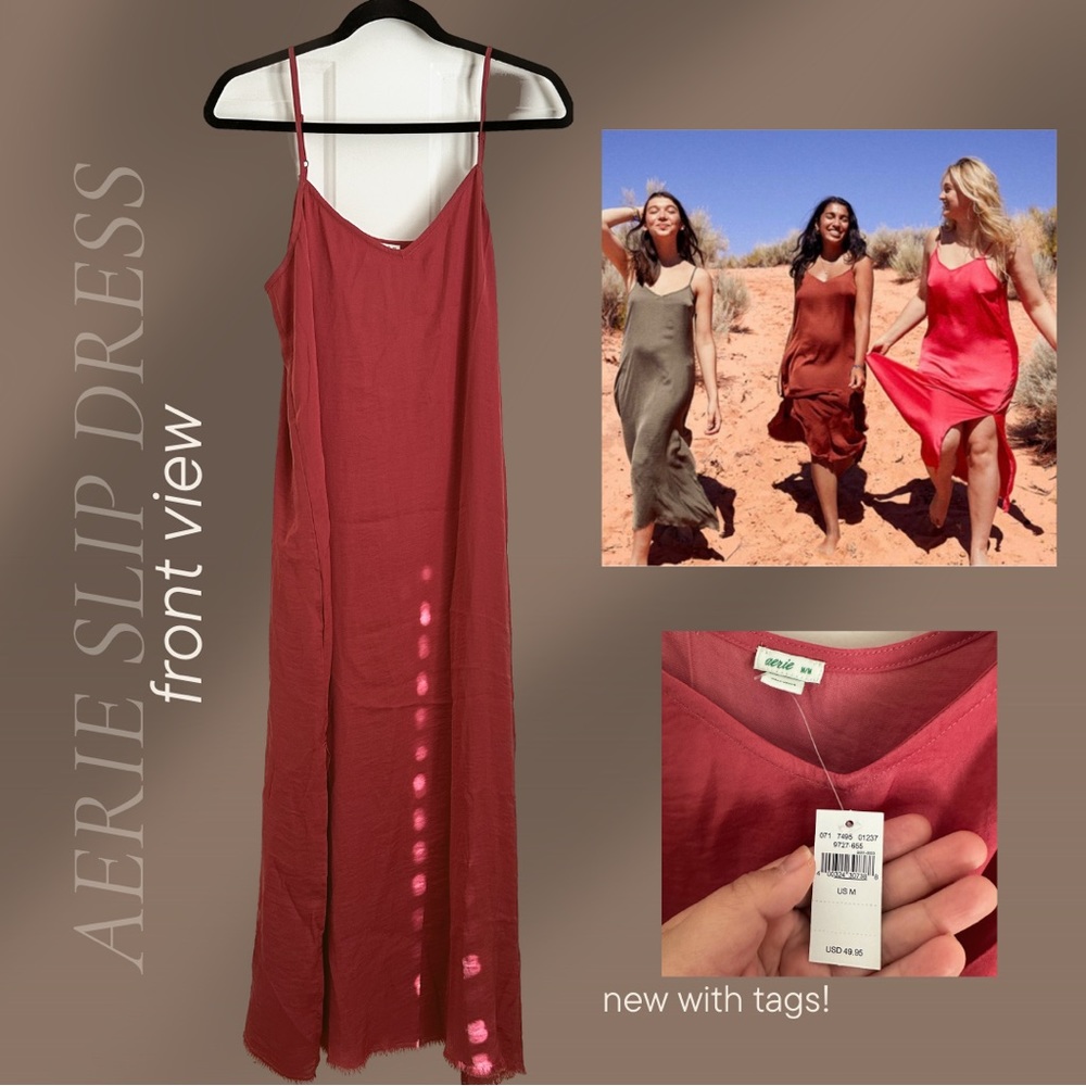Pink Aerie Slip Dress